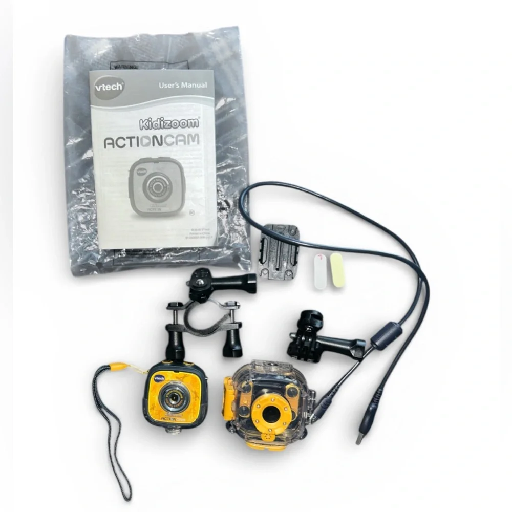 VTech Kidizoom Action Cam – New, Full Accessories, Never Used (No Box)